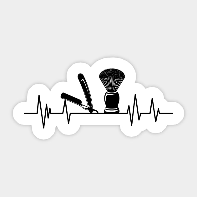 hairstylist heartbeat coiffeur lover Sticker by mezy